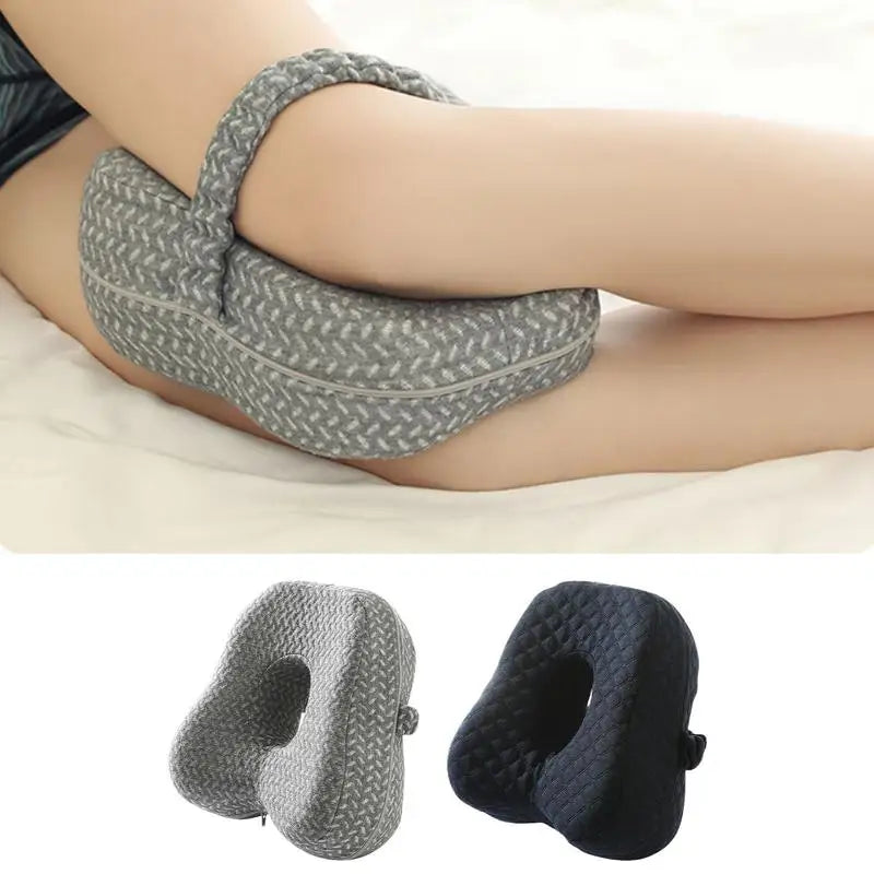 Spine Alignment Pillow Side Sleeping Pillows Spine Alignment Pillow between Leg Pillow Knee Support Pillows Soft Memory Foam