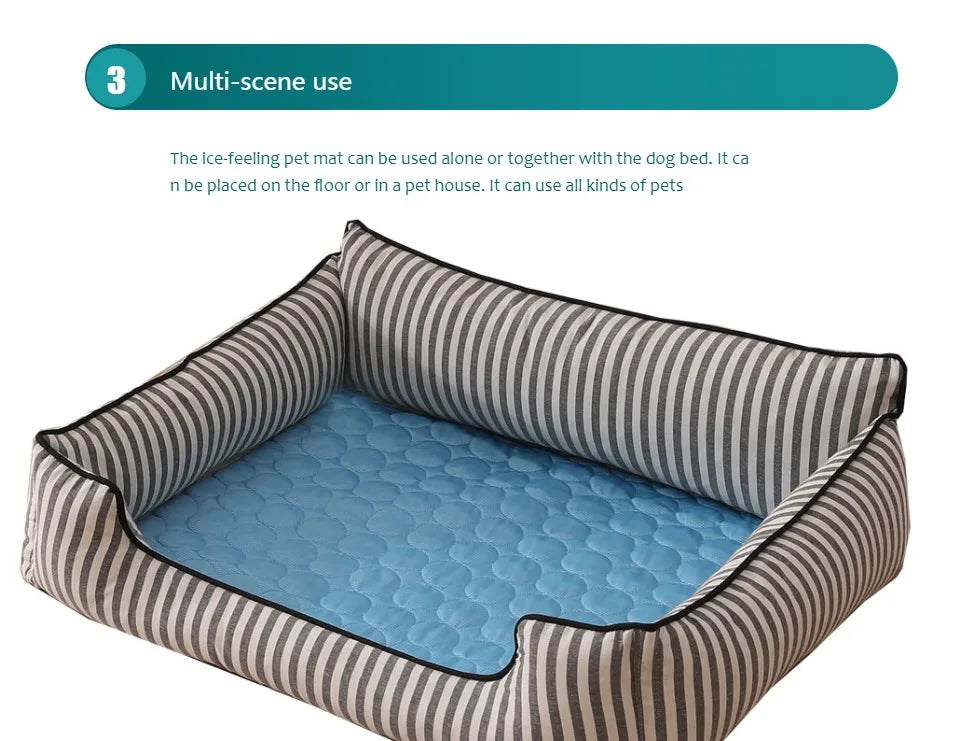 🐶❄️ Dog Cooling Mat – Summer Relief
