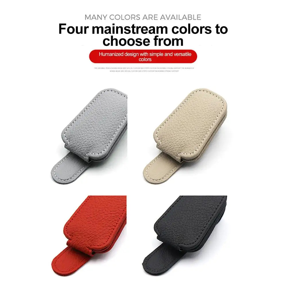 🕶️ Car Visor Clip – Glasses & Cards Holder