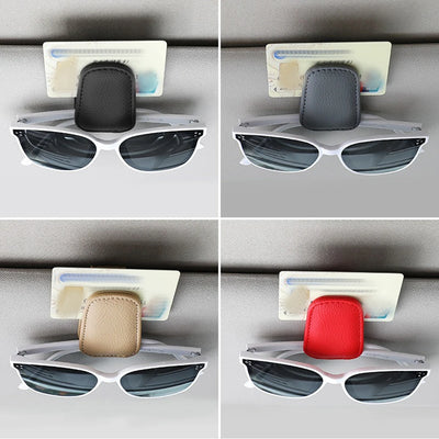 🕶️ Car Visor Clip – Glasses & Cards Holder