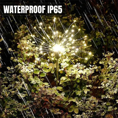 🌟 Solar Fireworks Garden Lights 🎆