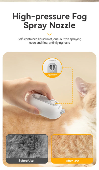 🐾 Pet Steam Comb – Shed & Shine Tool