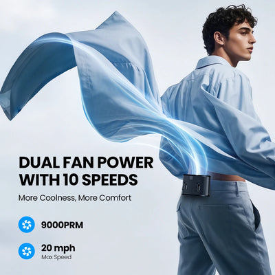 ColdSky Waist Fan 🔋❄️ | 10-Speed Cool