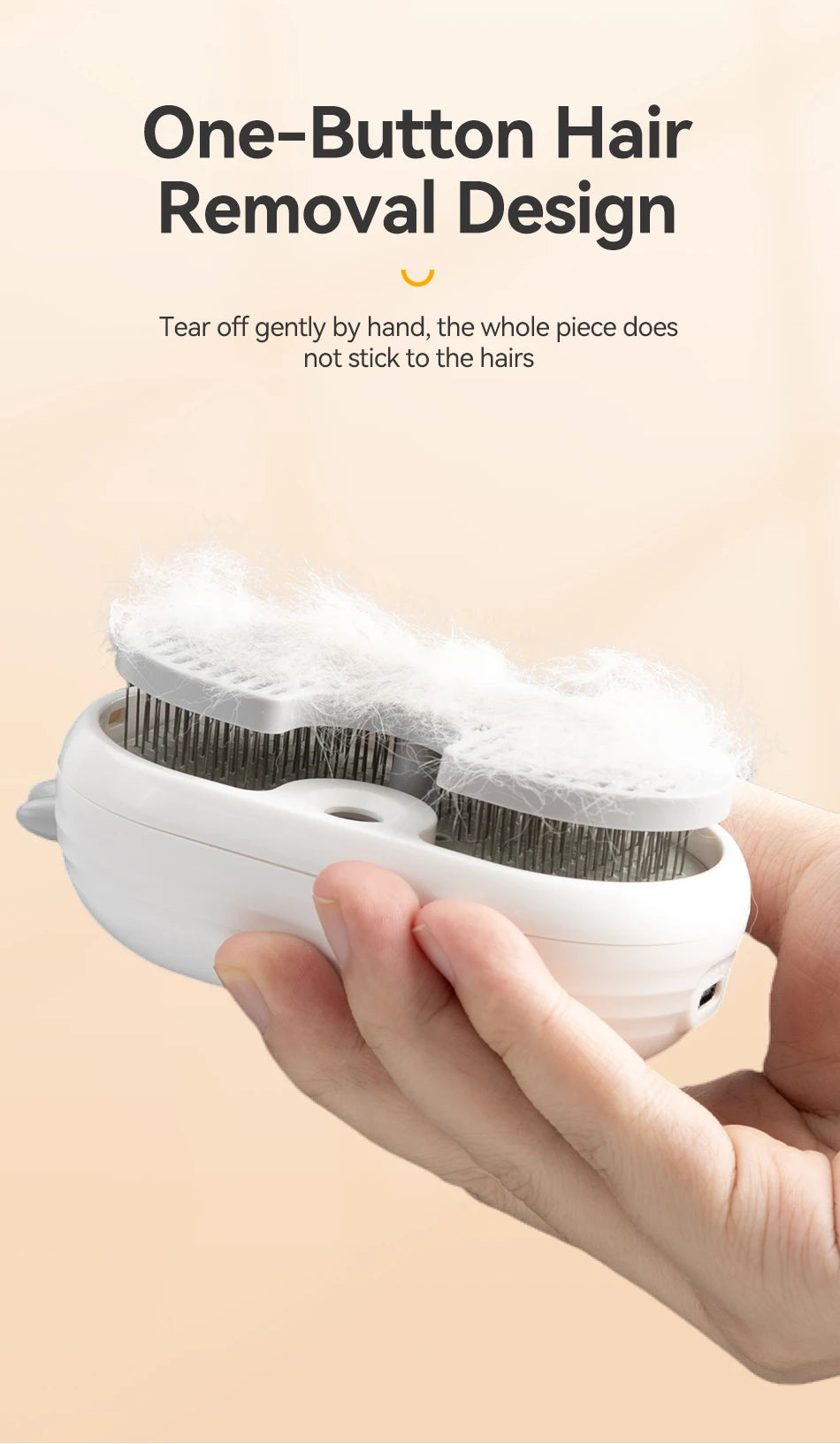 🐾 Pet Steam Comb – Shed & Shine Tool