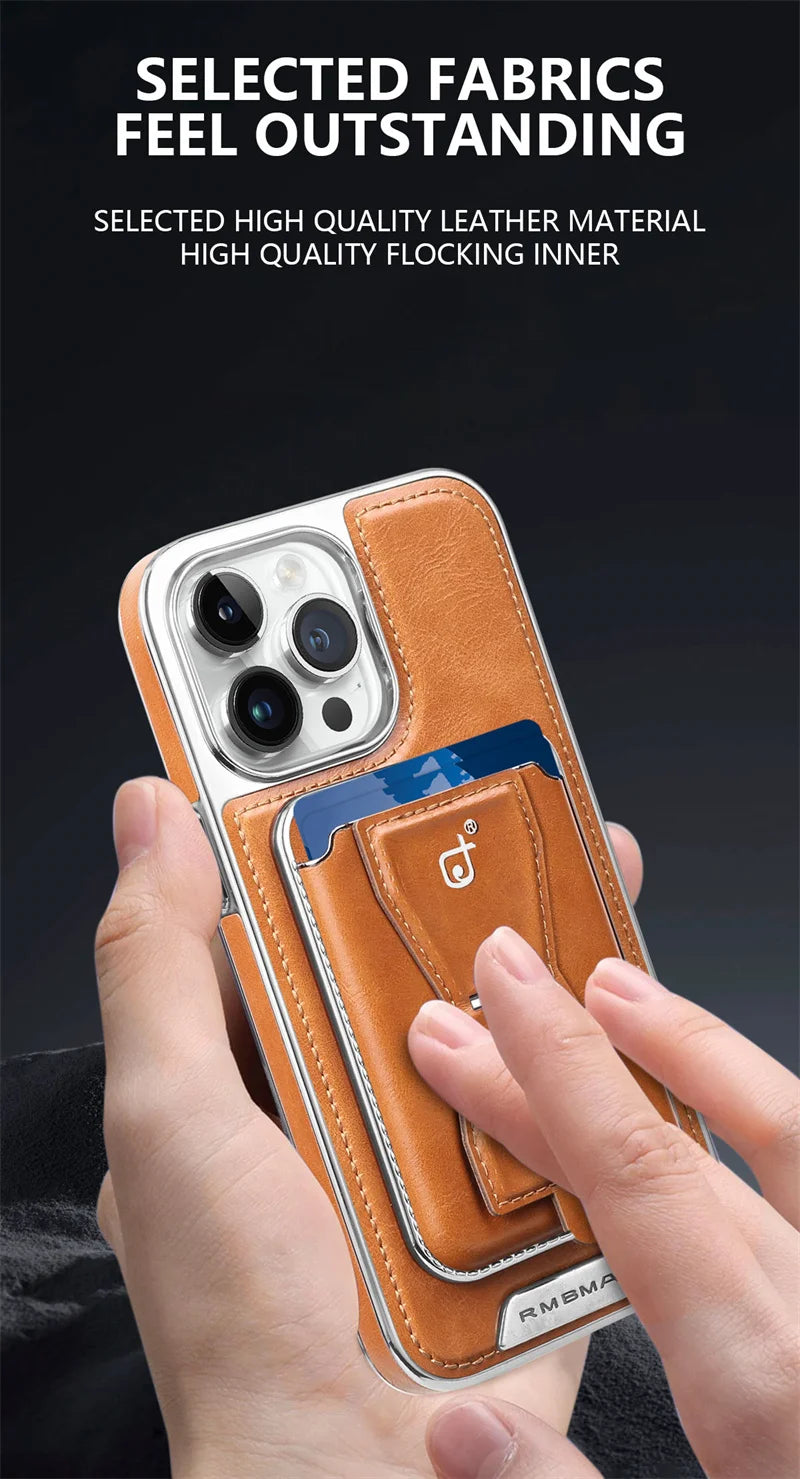 📱 Luxury Wallet Case for iPhone