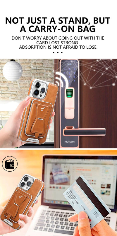 📱 Luxury Wallet Case for iPhone
