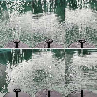🌞 Solar Fountain for Bird Bath & Pond