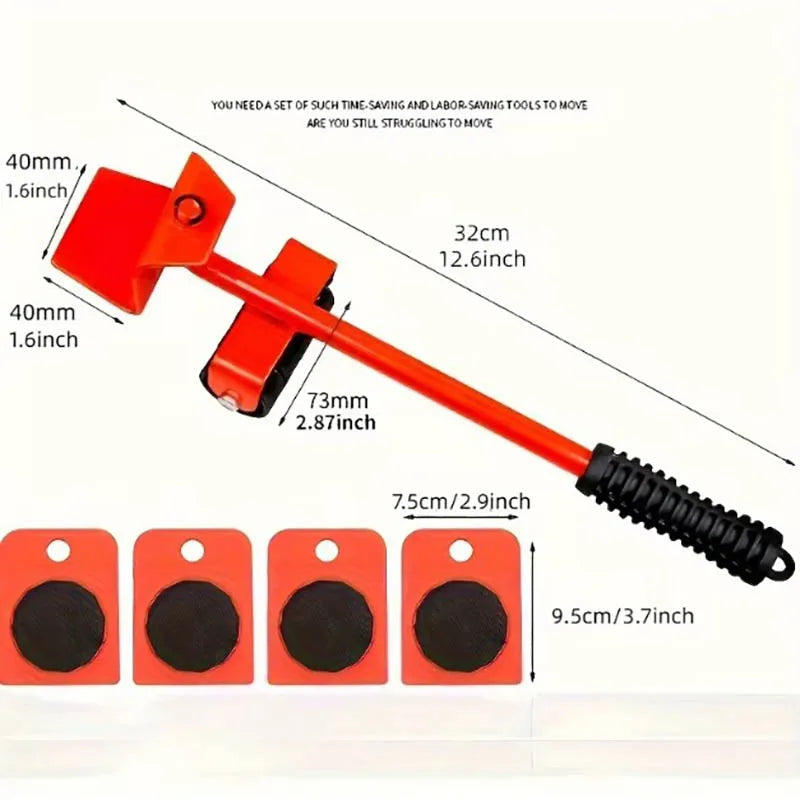 💪 Heavy Duty Furniture Mover Set – 440lbs Lift Power