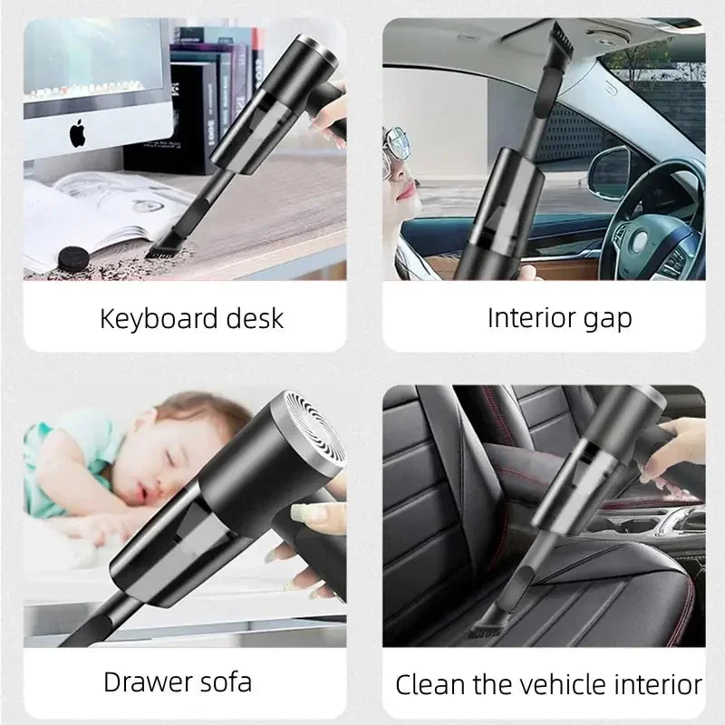 🚗 120W Cordless Car Vacuum Cleaner 💨